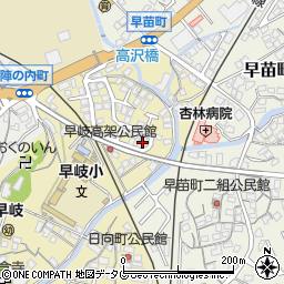 日本美術模型佐世保店周辺の地図