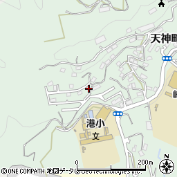 長崎県佐世保市天神町1575-60周辺の地図