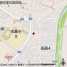 花高第三公園周辺の地図