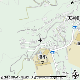 長崎県佐世保市天神町1575-32周辺の地図