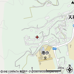 長崎県佐世保市天神町1575-43周辺の地図