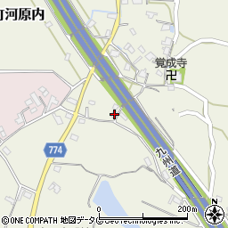 福岡県みやま市山川町河原内377周辺の地図