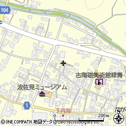 長崎県東彼杵郡波佐見町湯無田郷949-5周辺の地図