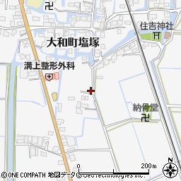 福岡県柳川市大和町塩塚648周辺の地図