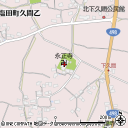 佐賀県嬉野市塩田町大字久間乙528周辺の地図