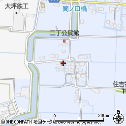 福岡県柳川市大和町六合1114周辺の地図