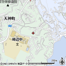 長崎県佐世保市天神町1847周辺の地図