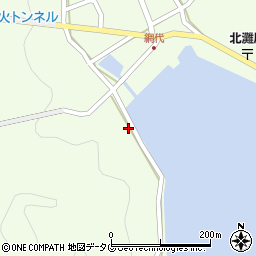 愛媛県宇和島市津島町北灘2233周辺の地図