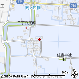 福岡県柳川市大和町六合1091周辺の地図