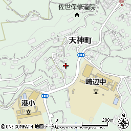 長崎県佐世保市天神町1684周辺の地図