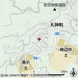 長崎県佐世保市天神町1678周辺の地図