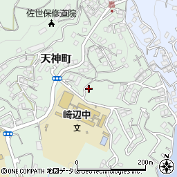 長崎県佐世保市天神町1784周辺の地図