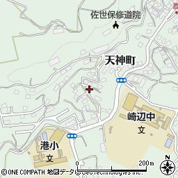 長崎県佐世保市天神町1685周辺の地図