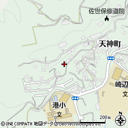 長崎県佐世保市天神町1443周辺の地図