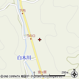 福岡県八女市立花町白木3230-1周辺の地図