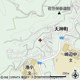 長崎県佐世保市天神町1679周辺の地図