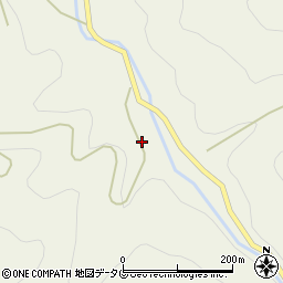 福岡県八女市立花町白木2747周辺の地図