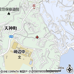 長崎県佐世保市天神町1837周辺の地図