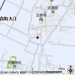 福岡県みやま市瀬高町大江1249周辺の地図