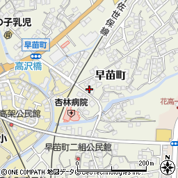 長崎県佐世保市早苗町488周辺の地図