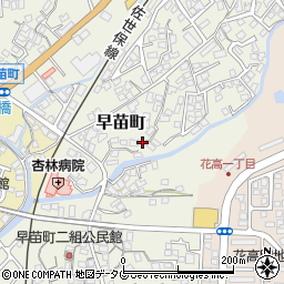 長崎県佐世保市早苗町482-6周辺の地図