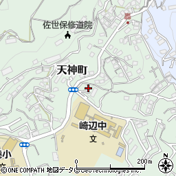 長崎県佐世保市天神町1788周辺の地図