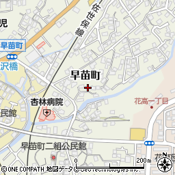 長崎県佐世保市早苗町482-5周辺の地図