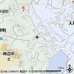 長崎県佐世保市天神町1854周辺の地図