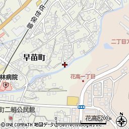 長崎県佐世保市早苗町476-3周辺の地図