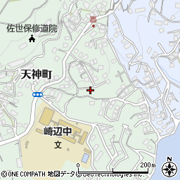 長崎県佐世保市天神町1834周辺の地図