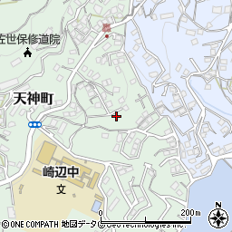 長崎県佐世保市天神町1828-6周辺の地図