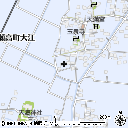 福岡県みやま市瀬高町大江1253周辺の地図