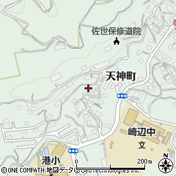 長崎県佐世保市天神町1680周辺の地図