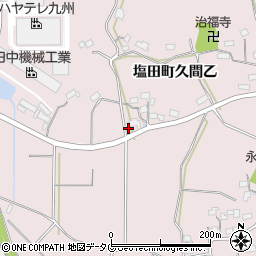 佐賀県嬉野市塩田町大字久間乙803周辺の地図