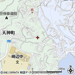 長崎県佐世保市天神町1828-5周辺の地図