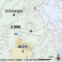 長崎県佐世保市天神町1834-6周辺の地図