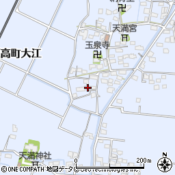 福岡県みやま市瀬高町大江1252周辺の地図