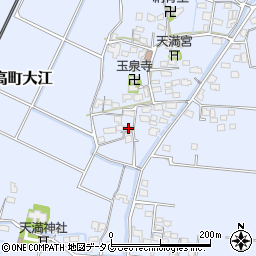 福岡県みやま市瀬高町大江1251周辺の地図