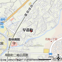 長崎県佐世保市早苗町485周辺の地図