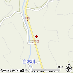 福岡県八女市立花町白木3175周辺の地図