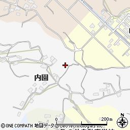 大分県臼杵市内園周辺の地図