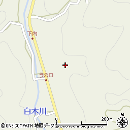 福岡県八女市立花町白木3178周辺の地図