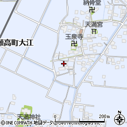 福岡県みやま市瀬高町大江1258周辺の地図
