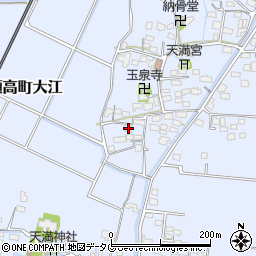 福岡県みやま市瀬高町大江1259周辺の地図
