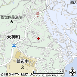 長崎県佐世保市天神町1830周辺の地図
