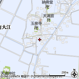 福岡県みやま市瀬高町大江1507周辺の地図