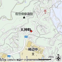 長崎県佐世保市天神町1798周辺の地図