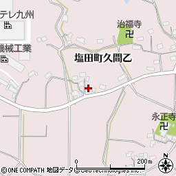 佐賀県嬉野市塩田町大字久間乙798周辺の地図