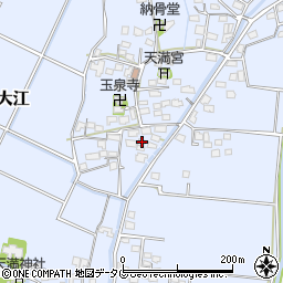 福岡県みやま市瀬高町大江1512周辺の地図