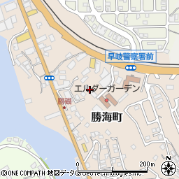 長崎県佐世保市勝海町261-14周辺の地図